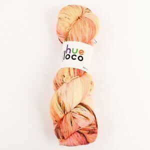 Hue Loco Solaris Spun Sock XL Yarn SW Merino Cashmere 2-Ply 600 Yds Solaris